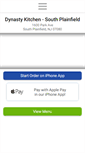 Mobile Screenshot of dynastykitchensouthplainfield.com